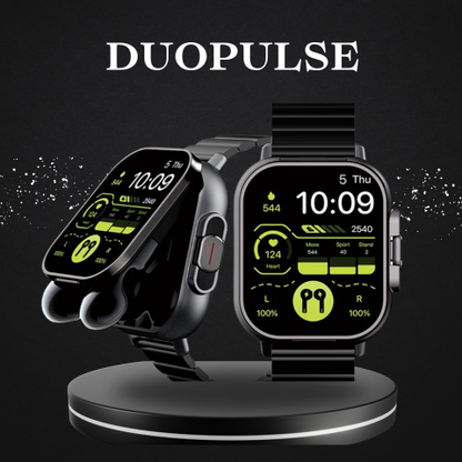 DuoPulse- 2 in 1 Airpods+Smartwatch